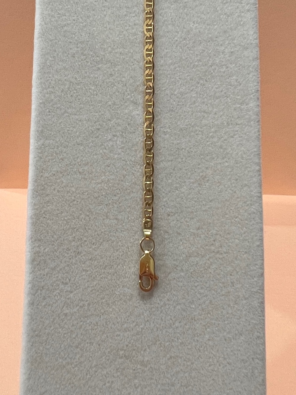 14K Mariner/Anchor Link Bracelet, 2g, 2mm, 7in - Picture 5 of 13